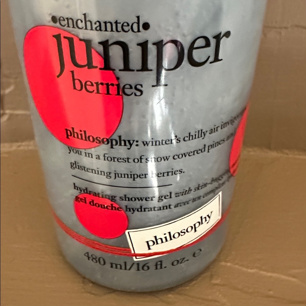 2/$30 Philosophy Enchanted Juniper Berries Body Wash 16 oz. - Picture 2 of 6